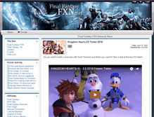 Tablet Screenshot of finalfantasy-fxn.net